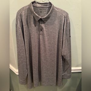 Reebok 5XL Long Sleeve Lightweight Golf Shirt